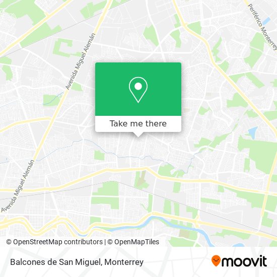 Mapa de Balcones de San Miguel