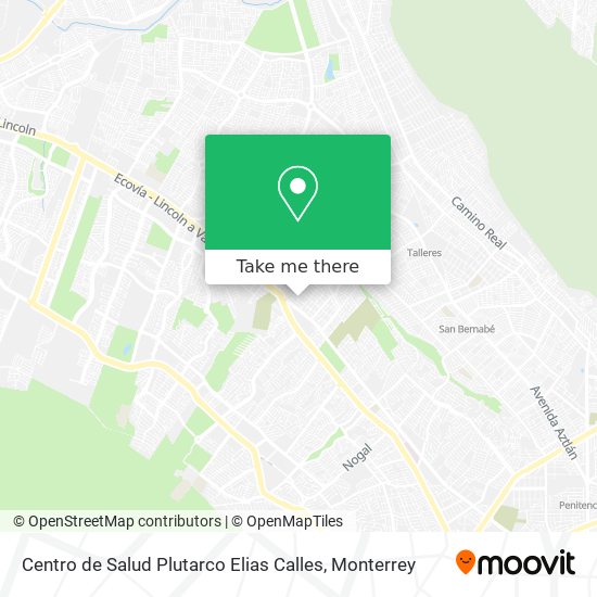 Centro de Salud Plutarco Elias Calles map