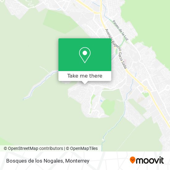 Mapa de Bosques de los Nogales