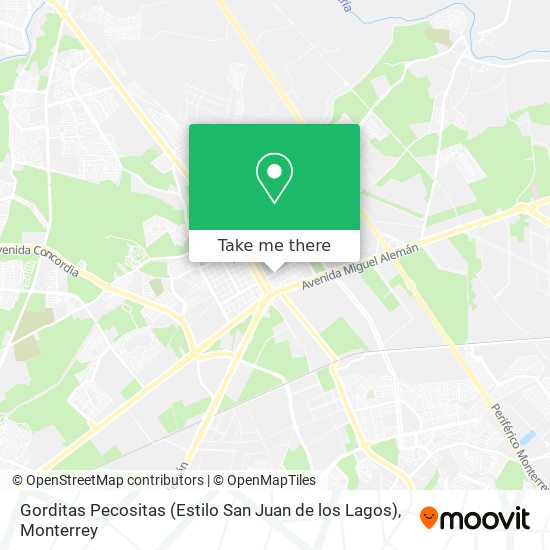 Mapa de Gorditas Pecositas (Estilo San Juan de los Lagos)