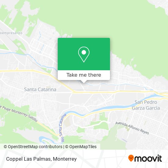 Coppel Las Palmas map