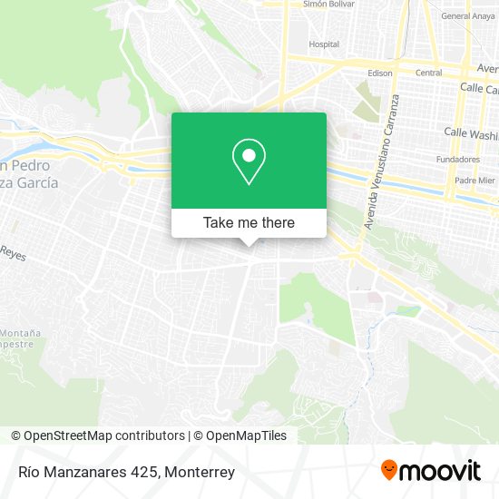 Río Manzanares 425 map