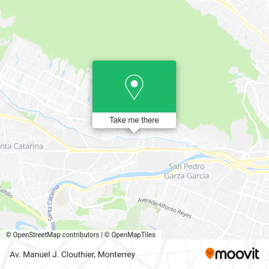 Av. Manuel J. Clouthier map