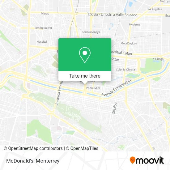 McDonald's map