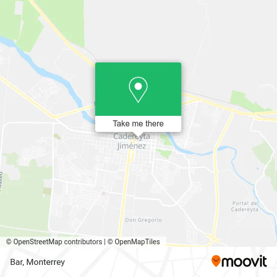 Bar map
