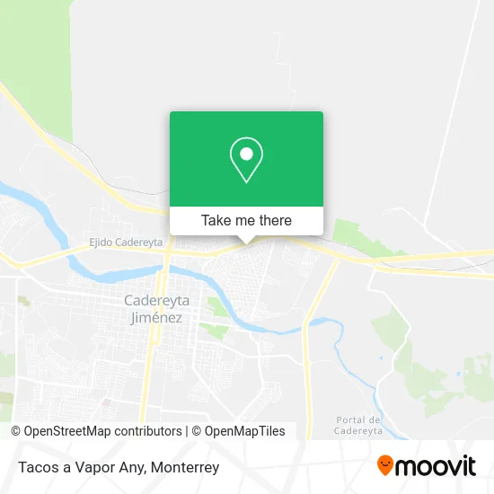 Mapa de Tacos a Vapor Any