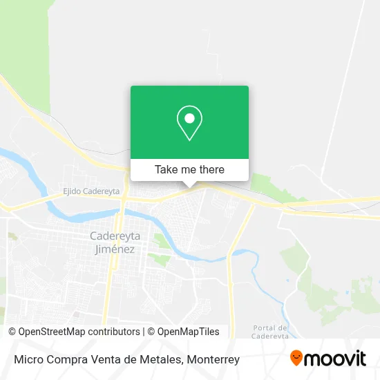 Micro Compra Venta de Metales map