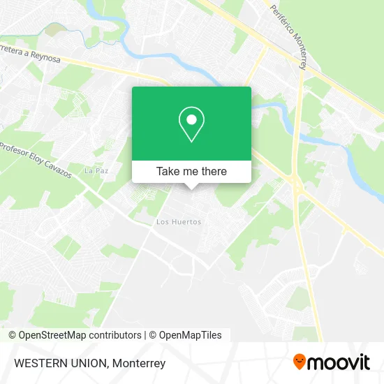 Mapa de WESTERN UNION