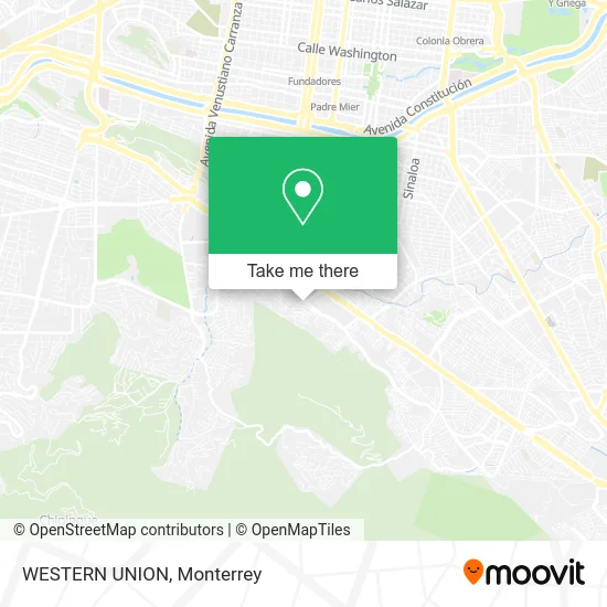 WESTERN UNION map