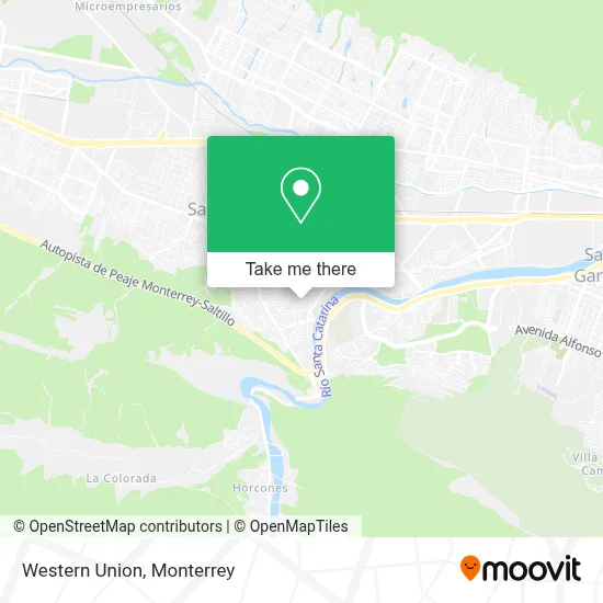 WESTERN UNION map