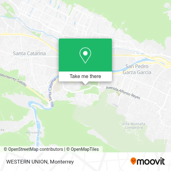 WESTERN UNION map