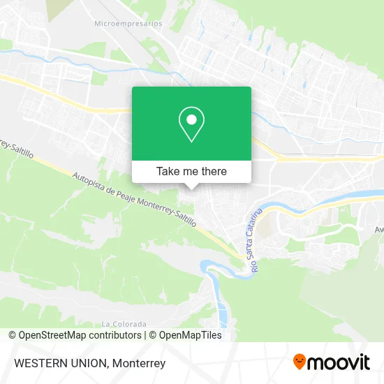 WESTERN UNION map