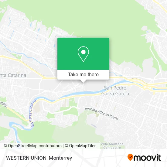 WESTERN UNION map