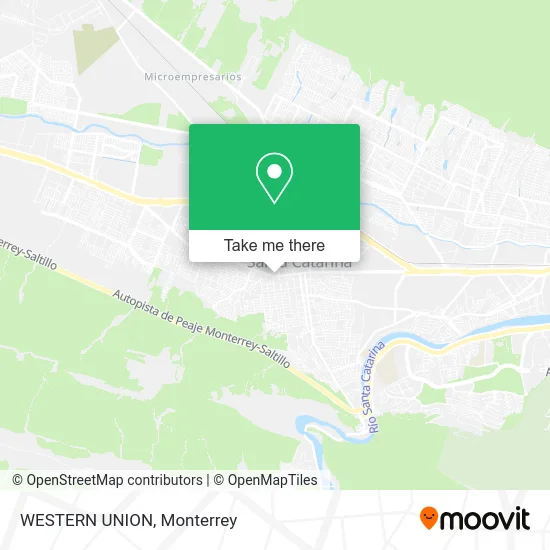 WESTERN UNION map