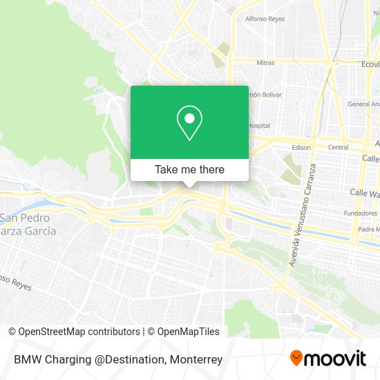 BMW Charging @Destination map