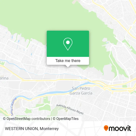 WESTERN UNION map