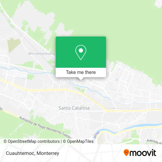 Mapa de Cuauhtemoc