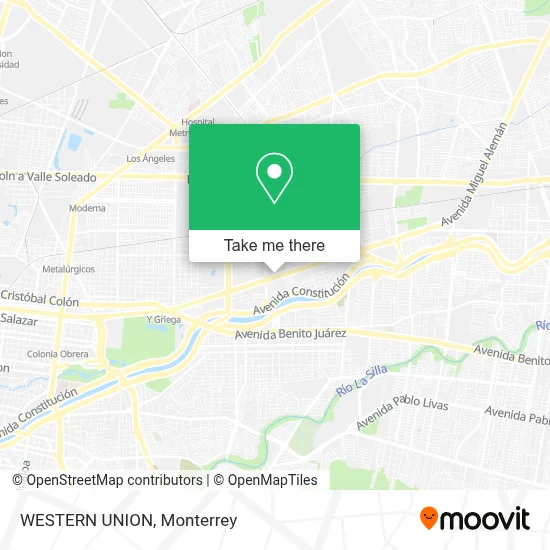 WESTERN UNION map