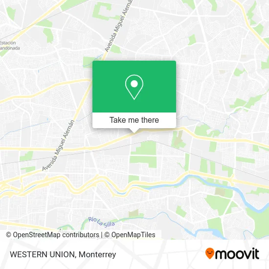 WESTERN UNION map