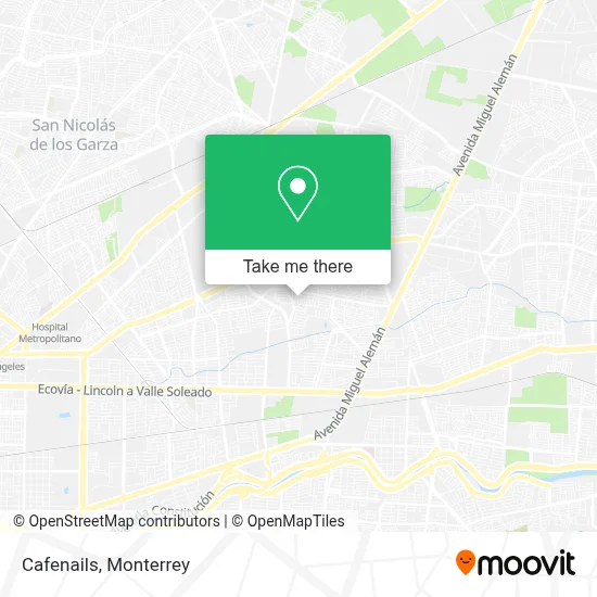 Cafenails map