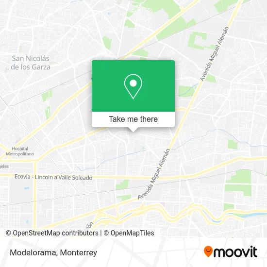 Mapa de Modelorama