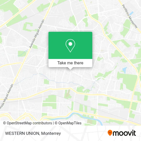 WESTERN UNION map