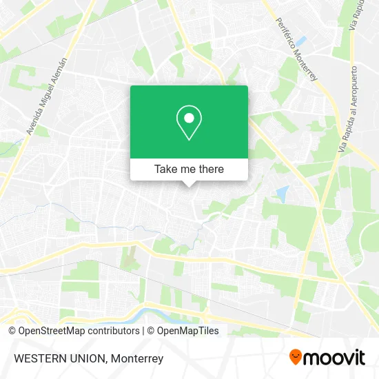 WESTERN UNION map