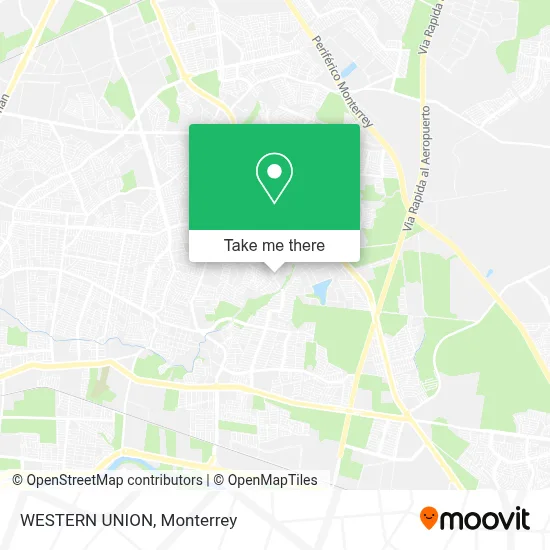 WESTERN UNION map