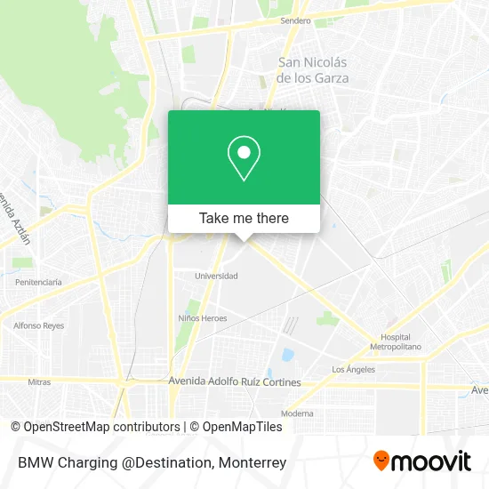 BMW Charging @Destination map