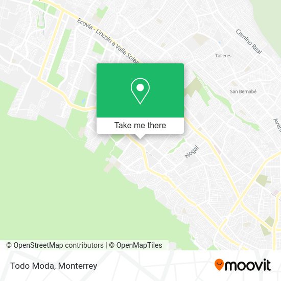 Todo Moda map