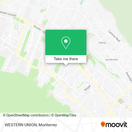 WESTERN UNION map