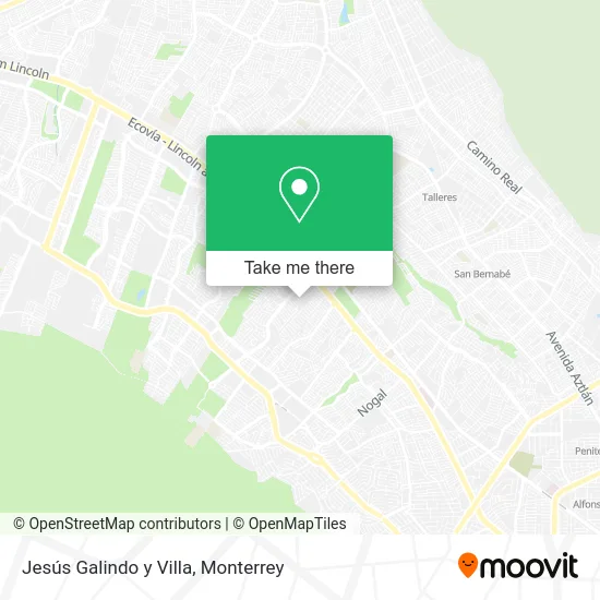 Jesús Galindo y Villa map
