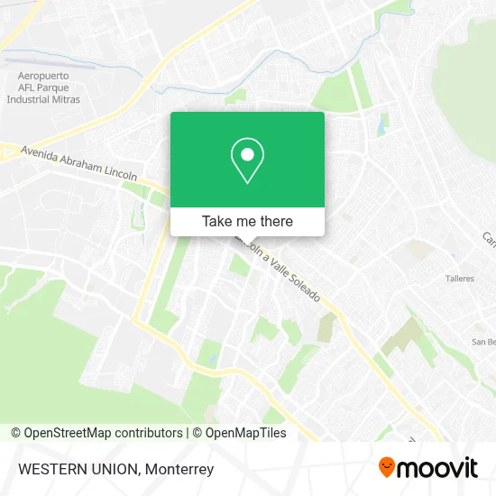 WESTERN UNION map