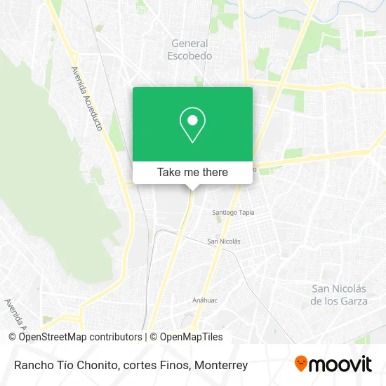 Rancho Tío Chonito, cortes Finos map