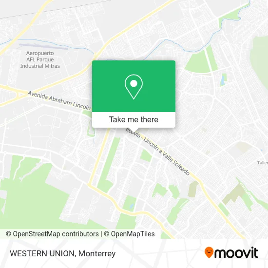 WESTERN UNION map