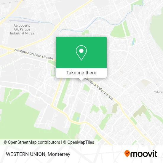 WESTERN UNION map
