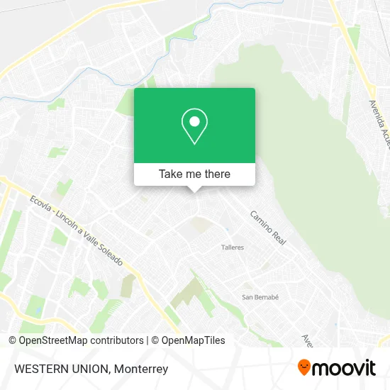 WESTERN UNION map