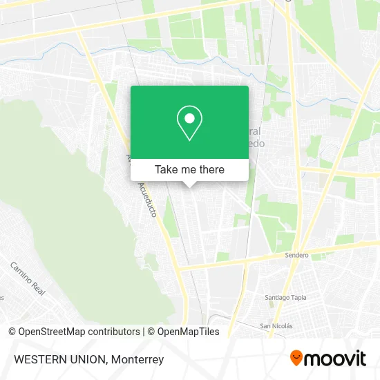 WESTERN UNION map