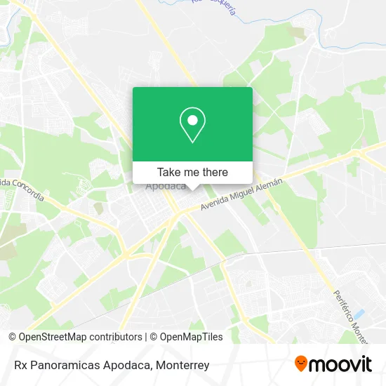 Rx Panoramicas Apodaca map