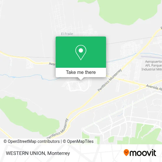WESTERN UNION map