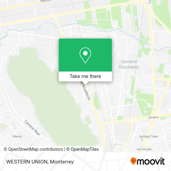 WESTERN UNION map