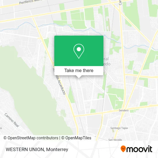 WESTERN UNION map