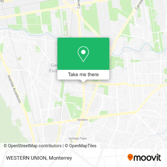 WESTERN UNION map