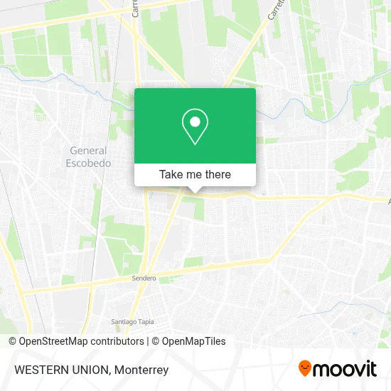 WESTERN UNION map