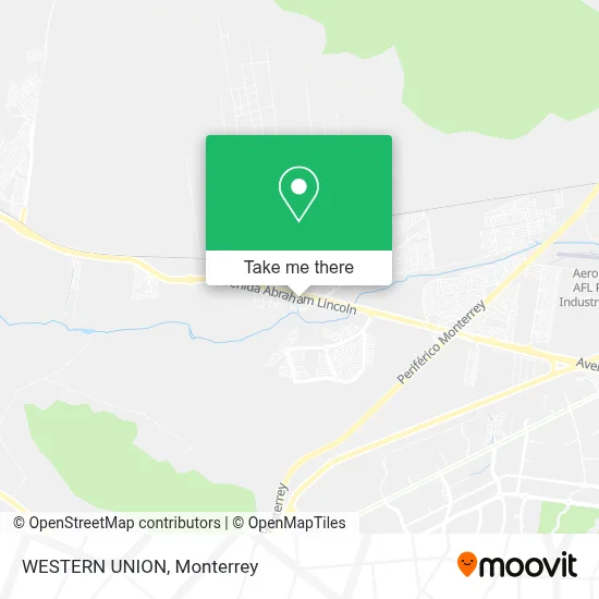 WESTERN UNION map