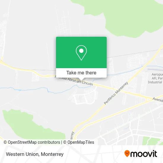 WESTERN UNION map