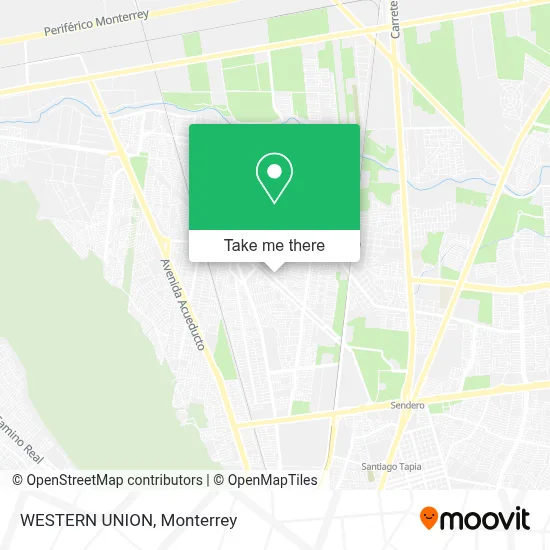 WESTERN UNION map