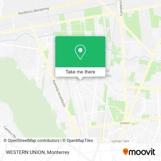 WESTERN UNION map