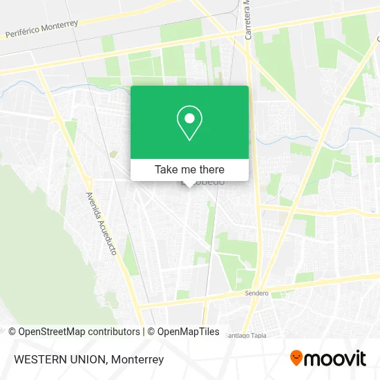 WESTERN UNION map