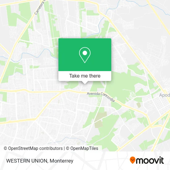 Mapa de WESTERN UNION